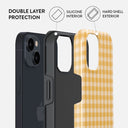 Tuscan Sun - Yellow Plaid iPhone 13 Case 6