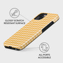 Tuscan Sun - Yellow Plaid iPhone 13 Case 7