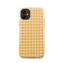 Tuscan Sun - Yellow Plaid iPhone 12 Case 5