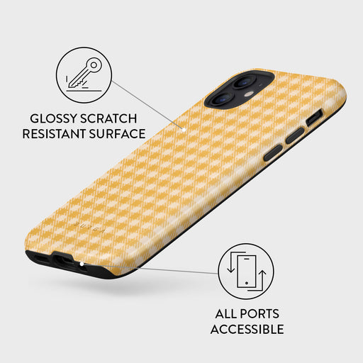 Tuscan Sun - Yellow Plaid iPhone 12 Case 7