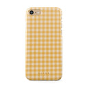 Tuscan Sun - Yellow Plaid iPhone SE (2022) Case 1
