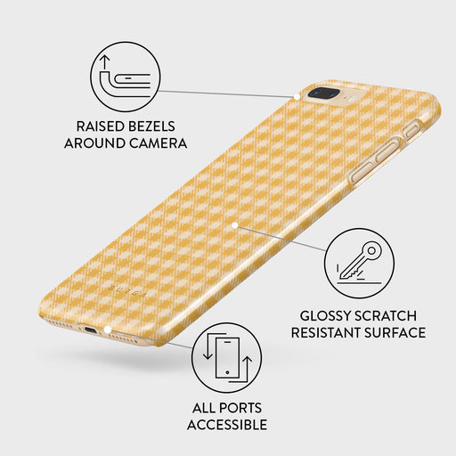 Tuscan Sun - Yellow Plaid iPhone 7 Plus / 8 Plus Case 3