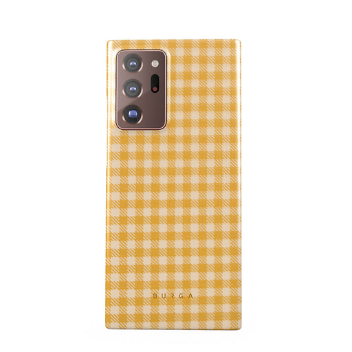 Tuscan Sun - Yellow Plaid Samsung Galaxy Note 20 Ultra 4G / 5G Case 1
