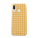 Tuscan Sun - Yellow Plaid Samsung Galaxy A40 Case 1