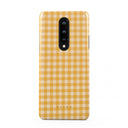 Tuscan Sun - Yellow Plaid OnePlus 8 Case 1