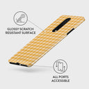 Tuscan Sun - Yellow Plaid OnePlus 8 Case 3