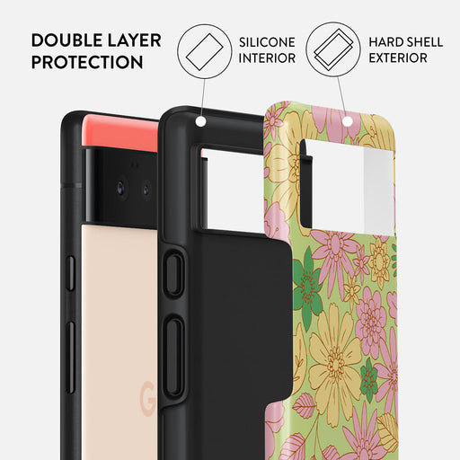 Amalfi Coast - Colorful Floral Google Pixel 6a Case 2