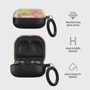 Amalfi Coast - Colorful Floral Samsung Galaxy Buds Pro Case 4