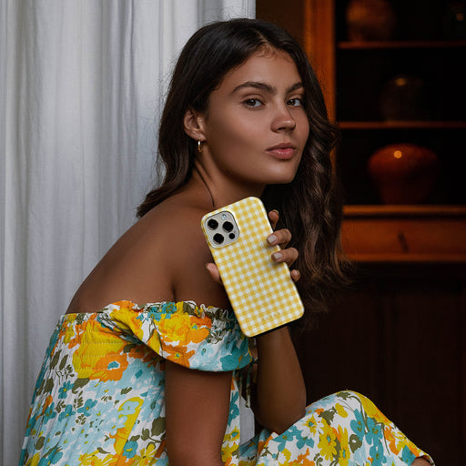 Tuscan Sun - Yellow Plaid iPhone 7 Plus / 8 Plus Case 10