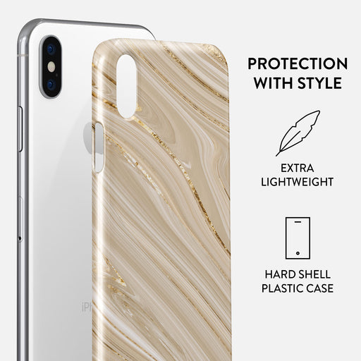 Full Glam - Beige iPhone X / XS Case 2