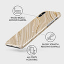 Full Glam - Beige iPhone X / XS Case 3
