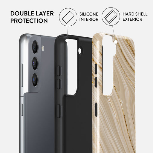 Full Glam - Beige Samsung Galaxy S21 Case 6