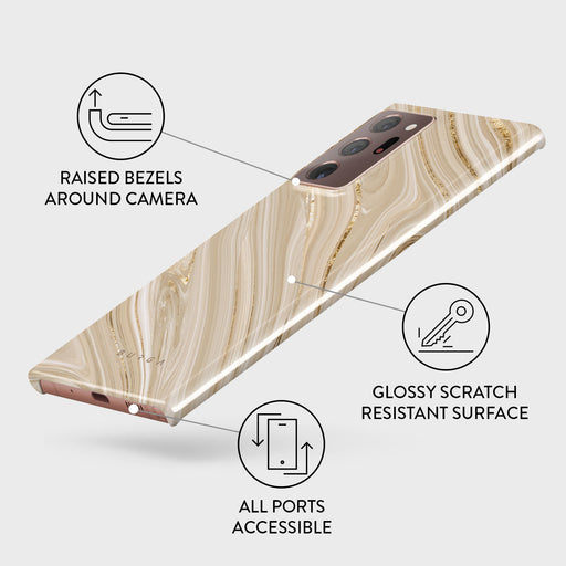 Full Glam - Beige Samsung Galaxy Note 20 Ultra 4G / 5G Case 3