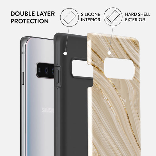 Full Glam - Beige Samsung Galaxy S10 4G Case 6