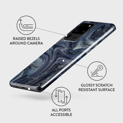 Navy Trench - Blue Samsung Galaxy S20 Ultra 4G / 5G Case 3
