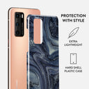 Navy Trench - Blue Huawei P40 Case 2