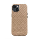 Simply Cream - Quilted iPhone 14 Plus Case