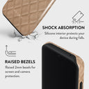 Simply Cream - Quilted Samsung Galaxy A54 Case 4