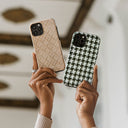 Simply Cream - Quilted iPhone 14 Plus Case 27