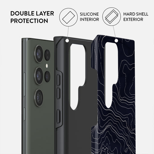 Drifting Shores - Line Art Samsung Galaxy S23 Ultra Case 6