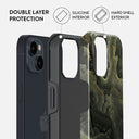 Misty Forest - Green Marble iPhone 13 Case 6