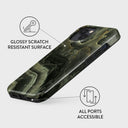 Misty Forest - Green Marble iPhone 13 Case 7