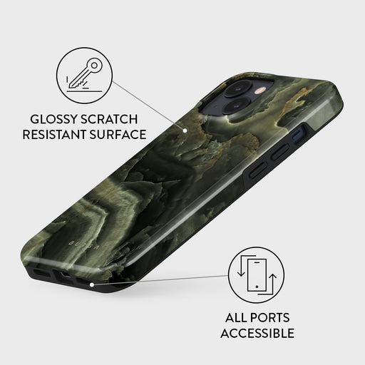 Misty Forest - Green Marble iPhone 13 Case 7