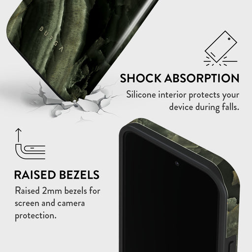 Misty Forest - Green Marble iPhone 14 Pro Case 8