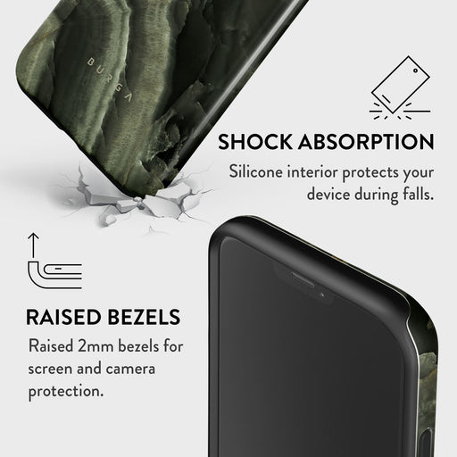 Misty Forest - Green Marble iPhone 12 Pro Case 8