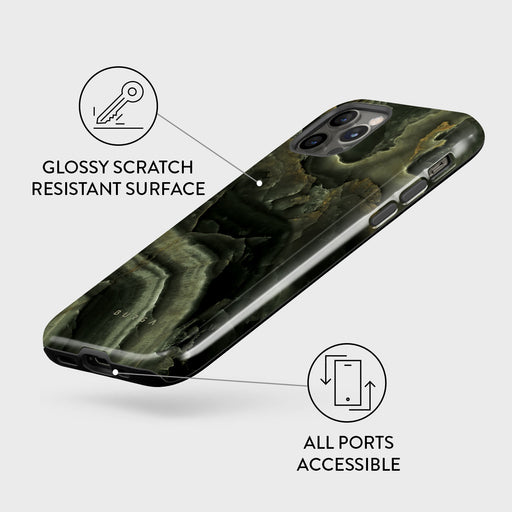 Misty Forest - Green Marble iPhone 12 Pro Case 7