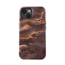 Fire Wood - Brown Marble iPhone 13 Case 5