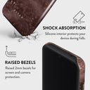 Fire Wood - Brown Marble Samsung Galaxy A54 Case 4