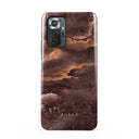 Fire Wood - Brown Marble Xiaomi Redmi Note 10 Pro Case 1