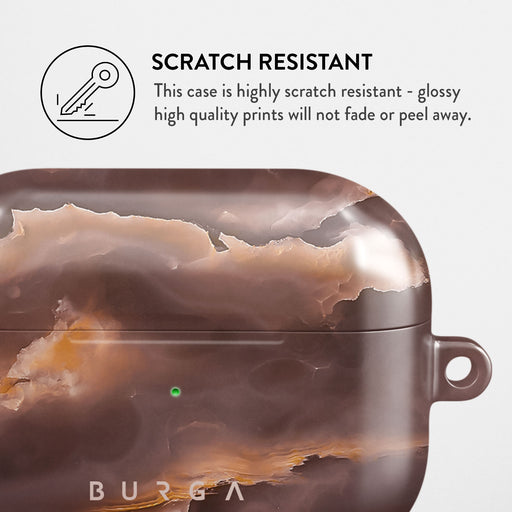Fire Wood - Brown Marble AirPods Pro Case 4
