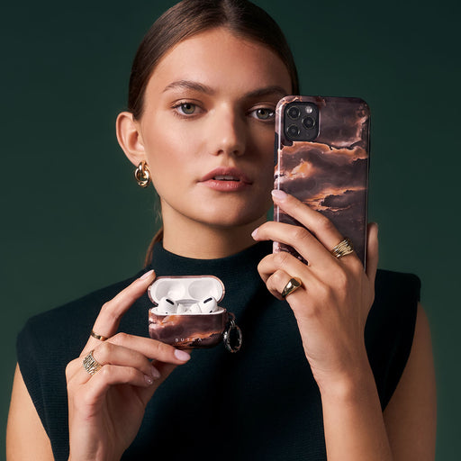 Fire Wood - Brown Marble iPhone 13 Case 26