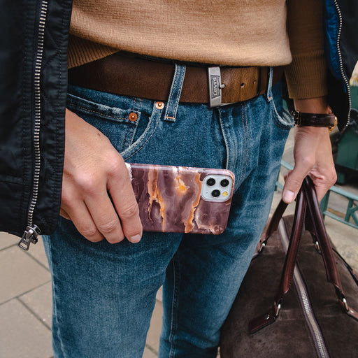 Fire Wood - Brown Marble Xiaomi Redmi Note 10 Pro Case 9