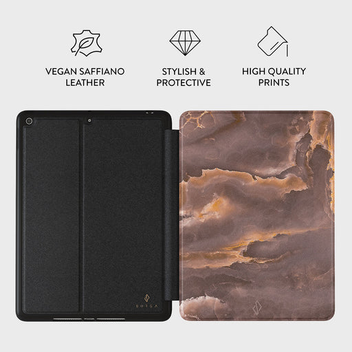 Fire Wood - Brown Marble iPad 10.2 (9th/8th/7th Gen) Case 3