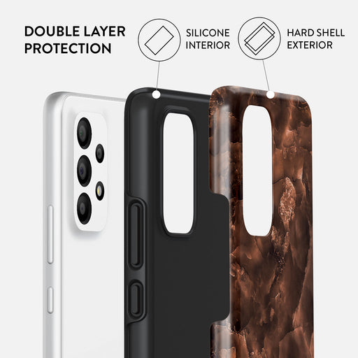 Toasted Chestnut - Brown Samsung Galaxy A33 Case 2