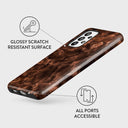 Toasted Chestnut - Brown Samsung Galaxy A33 Case 3