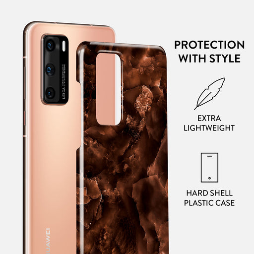 Toasted Chestnut - Brown Huawei P40 Case 2