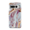 Frozen Leaves - Cute Marble Google Pixel 7 Pro Case