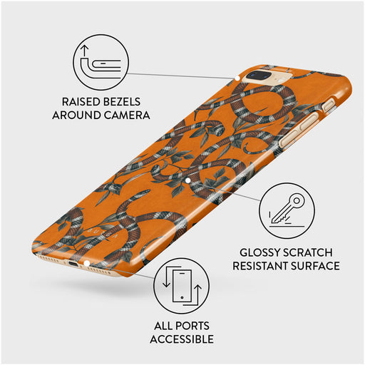 Bitter Apricot - Snake iPhone 7 Plus / 8 Plus Case 3