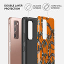 Bitter Apricot - Snake Samsung Galaxy Note 20 4G / 5G Case 6