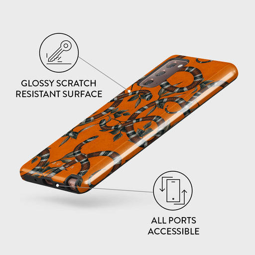 Bitter Apricot - Snake Samsung Galaxy Note 20 4G / 5G Case 7