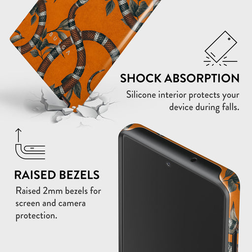 Bitter Apricot - Snake Samsung Galaxy Note 20 4G / 5G Case 8