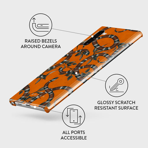 Bitter Apricot - Snake Samsung Galaxy Note 10 Case 3