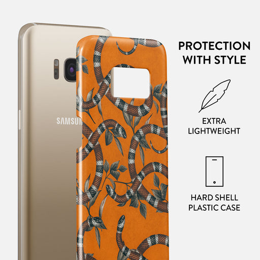 Bitter Apricot - Snake Samsung Galaxy S8 Case 2