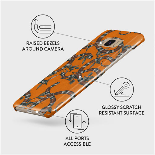 Bitter Apricot - Snake Samsung Galaxy S8 Case 3