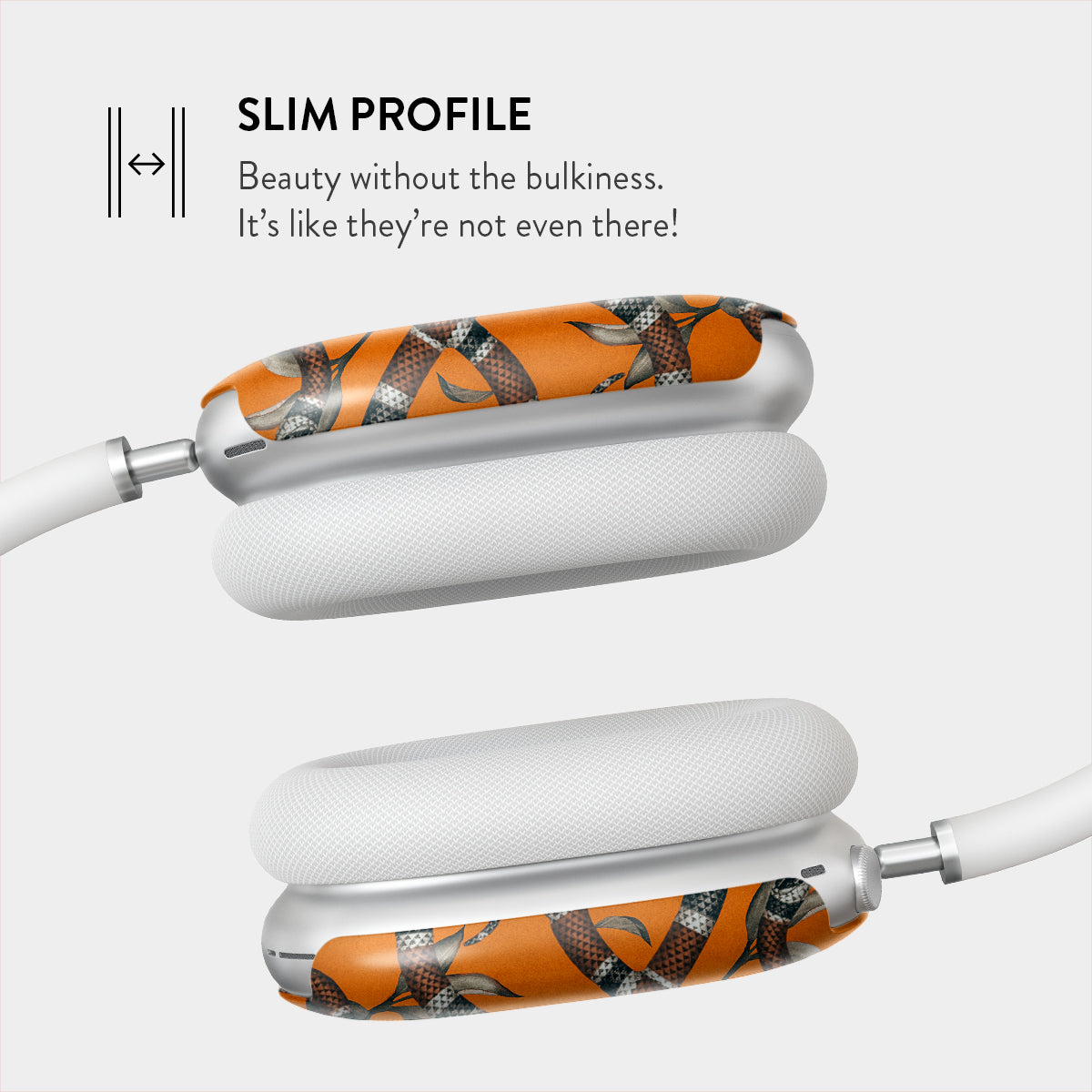 Bitter Apricot - Snake Apple AirPods Max Case Cover | BURGA