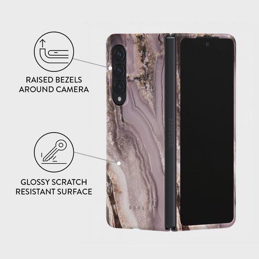 Golden Taupe - Fashion Samsung Galaxy Z Fold 4 Case 3